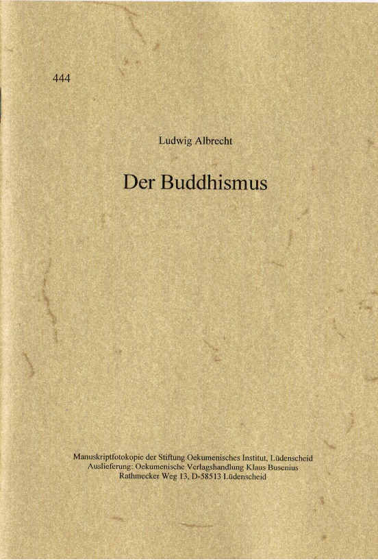 Der Buddhismus