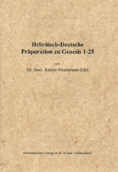 Hebr.Dt.Präparation zu Genesis 1-25