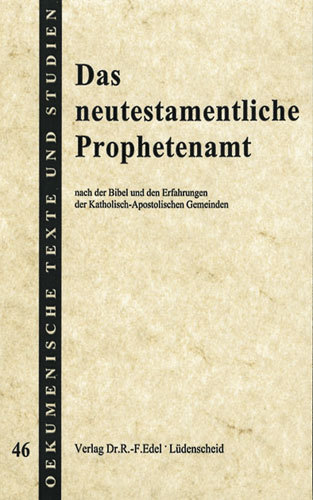 Das neutestamentliche Prophetenamt