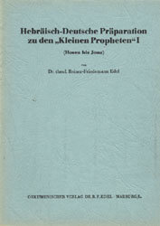 Hebr.Dt.Präparation kl. Prophet. I